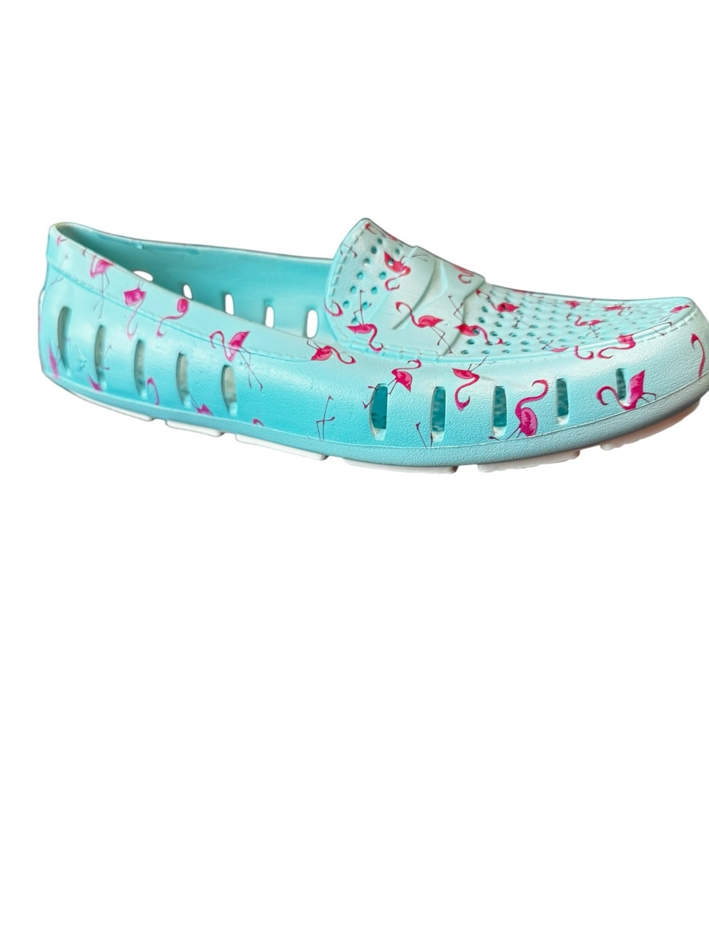 Floafers Country Club Driver Flamingo Print Men’s 10 Women’s 11/12 Water Shoes